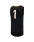 Men's 1 Black Vanderbilt Commodores Replica Basketball Jersey Черный, M - фото #2