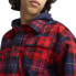 Фото #6 товара Puma Pl Statement Flanel Over Button Up Shirt Mens Blue, Red Casual Tops 6263640