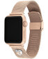 Rose Gold-Tone Stainless Steel Mesh Bracelet for 38, 40, 41mm Apple Watch