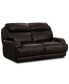 Фото #3 товара CLOSEOUT! Daventry 84" 2-Pc. Leather Sectional Sofa With 2 Power Recliners, Power Headrests And USB Power Outlet