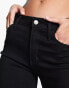 Фото #6 товара Hollister high rise slit flare jeans in black