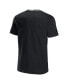 ფოტო #3 პროდუქტის Men's NFL X Staple Black Green Bay Packers Embroidered Fundementals Globe Short Sleeve T-shirt