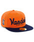 Фото #4 товара Men's Orange Vandal Athletic Club Black Fives Snapback Adjustable Hat