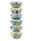 Фото #2 товара Talavera Set of 6 All Purpose Bowls, 6.25" 6 Asst