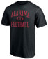 Фото #3 товара Men's Black Alabama Crimson Tide First Sprint Team T-shirt