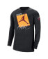 Фото #3 товара Men's Black Miami Heat Courtside Max 90 Vintage-Like Wash Statement Edition Long Sleeve T-shirt