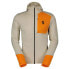 SCOTT Defined Light sweatshirt Dust White / Flash Orange, L - фото #2