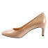 Trotters Babette T2001-130 Womens Beige Wide Leather Pumps Heels Shoes 9.5 - фото #4