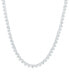ფოტო #1 პროდუქტის Lab Grown Diamond 17" Tennis Necklace (10 ct. t.w.) in 14k White Gold