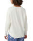 Women's Solid Long-Sleeve Crewneck Pajama T-Shirt