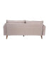 Фото #19 товара Carthage Upholstered Mid-Century Modern Pocket Spring Sofa With Wooden Legs And Removable Back Cushions
