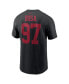 Фото #3 товара Men's Nick Bosa Black San Francisco 49ers Player Name and Number T-shirt