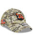 ფოტო #1 პროდუქტის Men's Camo Cincinnati Bengals 2023 Salute To Service 39THIRTY Flex Hat