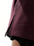 Фото #5 товара New Look long sleeve knitted top in burgundy