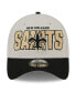 Фото #3 товара Men's Stone, Black New Orleans Saints 2023 NFL Draft 39THIRTY Flex Hat