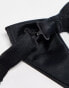 Фото #3 товара ASOS DESIGN fashion bow tie in black