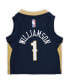 Фото #2 товара Футболка для малышей Nike Zion Williamson New Orleans Pelicans Icon Replica