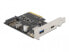 Фото #6 товара Delock 90011 - PCIe - USB 3.2 Gen 2 (3.1 Gen 2) - Low-profile - PCIe 4.0 - SATA 15-pin - 10 Gbit/s