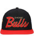 Men's Black Chicago Bulls NBA 75th Anniversary Snapback Hat