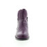 Фото #5 товара Miz Mooz Jet Womens Purple Leather Zipper Ankle & Booties Boots