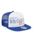 Фото #2 товара Men's White, Royal Denver Broncos Gridiron Classics Banger 9FIFTY Trucker Snapback Hat