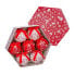 Фото #1 товара Ёлочные шарики Белый Красный бумага Polyfoam Кукла-белоснежка 7,5 x 7,5 x 7,5 cm (7 штук)