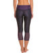 Salomon 241270 Womens Running Crop Leggings Black/Grey/Hot Pink Size X-Large