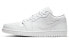 Фото #1 товара Jordan Air Jordan 1 low “triple white” 轻便 低帮 复古篮球鞋 男款 白色 / Кроссовки Jordan Air Jordan 553558-130