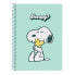 Фото #1 товара Блокнот Snoopy Groovy Зеленый A5 80 Листья