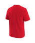 ფოტო #3 პროდუქტის Big Boys and Girls Red Houston Rockets Swoosh T-Shirt