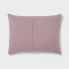 Фото #4 товара 3pc King Luxe Distressed Crinkle Velvet Comforter and Sham Set Mauve - Threshold