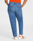 Trendy Plus Size High-Rise Straight-Leg Jeans, Regular and Short Lengths, Created for Macy's