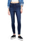 ფოტო #1 პროდუქტის Juniors' High-Rise Seamed Curvy Skinny Jeans