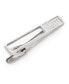 ფოტო #1 პროდუქტის Men's Die Cut Crystal Stainless Steel Tie Clip