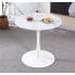 Фото #1 товара Tulip Special Dining Table, Marble Top, MDF Dining Table, Kitchen Table, Exective