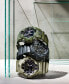 ფოტო #4 პროდუქტის Men's Analog-Digital Beige Resin Strap Watch 53mm