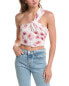 Lucy Paris Sophia Linen-Blend Top Women's L - фото #1