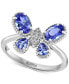 Фото #1 товара EFFY® Tanzanite Butterfly Statement Ring (1-1/6 ct. t.w.) in Sterling Silver