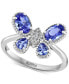 ფოტო #1 პროდუქტის EFFY® Tanzanite Butterfly Statement Ring (1-1/6 ct. t.w.) in Sterling Silver