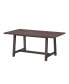 Фото #1 товара CLOSEOUT! Max Meadows Laminate Trestle Rectangular Dining Table