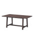 CLOSEOUT! Max Meadows Laminate Trestle Rectangular Dining Table