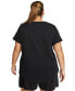 ფოტო #2 პროდუქტის Plus Size Active Sportswear Club Essentials Short-Sleeve T-Shirt