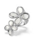 ფოტო #1 პროდუქტის Jardin Double Flower Ring With Mother of Pearl