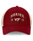 Фото #4 товара Men's Maroon Virginia Tech Hokies Heritage Waylon Trucker Adjustable Hat