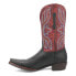 Фото #3 товара Dingo Rio Lobo Embroidered Snip Toe Cowboy Mens Black Casual Boots DI154-001