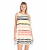 Calvin Klein - Pleat Front A-Line Dress Women's Sz. 2 (Multi) 148307