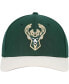 Фото #4 товара Men's Hunter Green, Tan Milwaukee Bucks MVP Team Two-Tone 2.0 Stretch-Snapback Hat