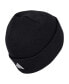 Men's Black Juventus Woolie Cuffed Knit Hat