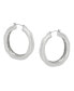 ფოტო #2 პროდუქტის Sculpted Hoop Earrings