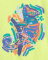 Фото #17 товара Toddler Neon Chameleon Graphic Tee 2T